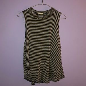 Black & White Striped Tank Top